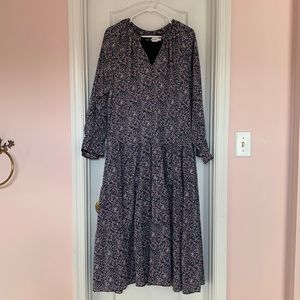 Patterned Piper and Scout maxi dress